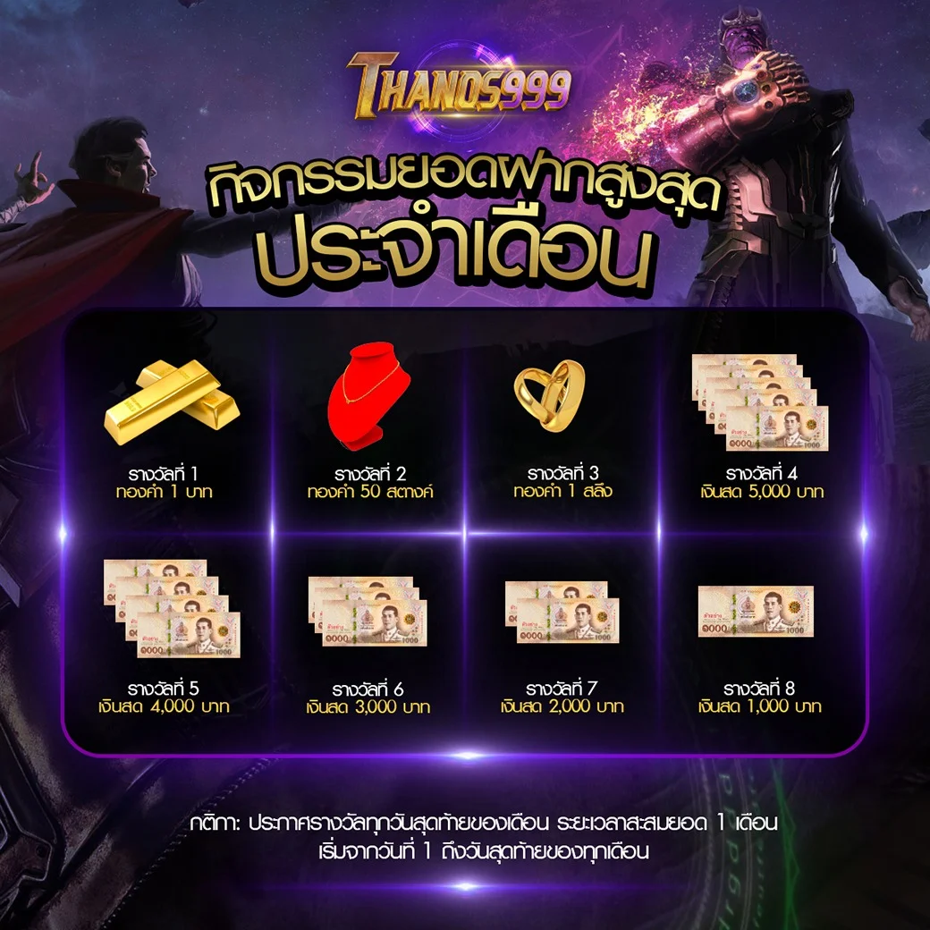 โปรโมชั่น thanos999